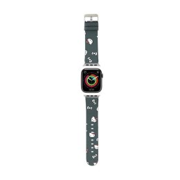 Hello Kitty Heads & Bows Pattern - Strap for Apple Watch 38/40/41 mm (black)