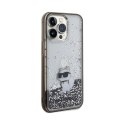 Karl Lagerfeld Liquid Glitter Choupette - iPhone 13 Pro Max Case (Transparent)