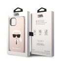 Karl Lagerfeld Silicone Ikonik Karl's Head MagSafe - Case for iPhone 14 Plus (Pink)