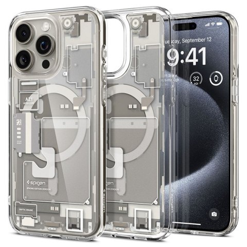 Spigen Ultra Hybrid Mag MagSafe - Case for iPhone 15 Pro (Zero One Natural Titanium)