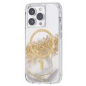 Case-Mate Karat MagSafe - Case decorated in gold for iPhone 14 Pro (Marble)