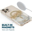 Case-Mate Karat MagSafe - Case decorated in gold for iPhone 14 Pro (Marble)
