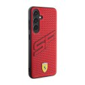 Ferrari Big SF Perforated - Case for Samsung Galaxy S24+ (Red)