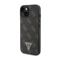 Guess 4G Triangle Metal Logo - Case for iPhone 15 Plus (Black)