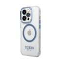 Guess Metal Outline MagSafe - Case for iPhone 14 Pro (Clear)