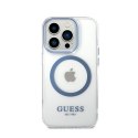 Guess Metal Outline MagSafe - Case for iPhone 14 Pro (Clear)