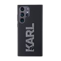 Karl Lagerfeld 3D Rubber Glitter Logo - Samsung Galaxy S23 Ultra Case (black)