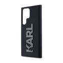 Karl Lagerfeld 3D Rubber Glitter Logo - Samsung Galaxy S23 Ultra Case (black)