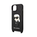 Karl Lagerfeld NFT Monogram Ikonik Patch - Case for iPhone 14 (Black)