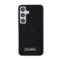 Karl Lagerfeld Rhinestone Metal Logo - Case for Samsung Galaxy S24+ (black)