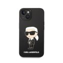 Karl Lagerfeld Silicone Ikonik MagSafe - iPhone 15 Plus / 14 Plus Case (black)