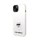 Karl Lagerfeld Silicone NFT Choupette - Case for iPhone 14 Plus (White)