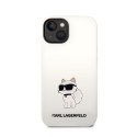 Karl Lagerfeld Silicone NFT Choupette - Case for iPhone 14 Plus (White)