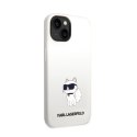 Karl Lagerfeld Silicone NFT Choupette - Case for iPhone 14 Plus (White)