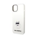 Karl Lagerfeld Silicone NFT Choupette - Case for iPhone 14 Plus (White)