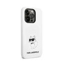 Karl Lagerfeld Silicone NFT Choupette - Case for iPhone 14 Pro Max (White)