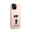 Karl Lagerfeld Silicone NFT Ikonik MagSafe - Case for iPhone 14 Plus (Pink)