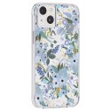 Rifle Paper Clear - Case for iPhone 14 Plus (Garden Party Blue)