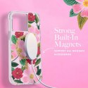 Rifle Paper Clear MagSafe - Case decorated in gold for iPhone 14 / iPhone 13 (Rose Garden)