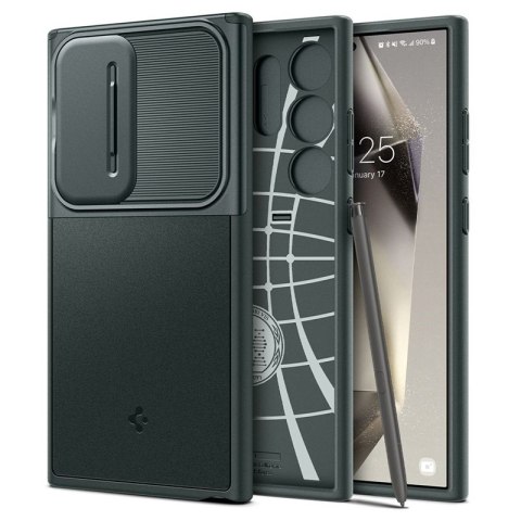 Spigen Optik Armor - Case for Samsung Galaxy S24 Ultra (Abyss Green)