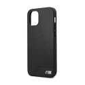 BMW Smooth PU Leather - Case for iPhone 12 mini (Black)