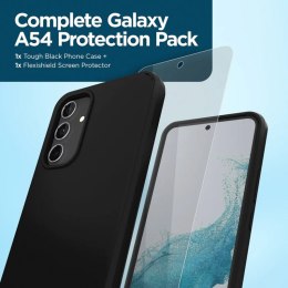 Case-Mate Protection Pack - Case Tough Black + Glass Set Samsung Galaxy A54 5G (Black / Transparent)