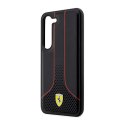 Ferrari Perforated 296P Collection - Case for Samsung Galaxy S23 (Black)