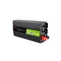 Green Cell - PowerInverter voltage converter with LCD display 12V to 230V 500W/1000W Pure sine wave