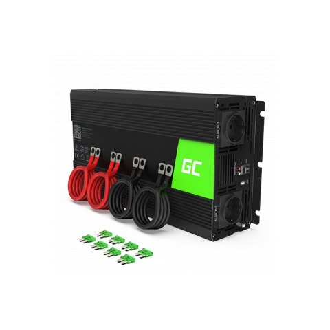 Green Cell - Voltage converter Inverter 12V to 230V 3000W/6000W Pure sine wave