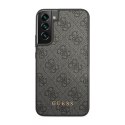 Guess 4G Metal Logo - Case for Samsung Galaxy S23+ (Grey)