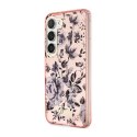 Guess Flower Collection - Case for Samsung Galaxy S23+ (Pink)