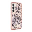 Guess Flower Collection - Case for Samsung Galaxy S23+ (Pink)