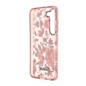 Guess Flower Collection - Case for Samsung Galaxy S23+ (Pink)