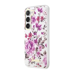 Guess Flower Collection - Case for Samsung Galaxy S23 (White)