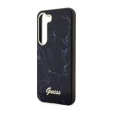 Guess Marble Collection - Case for Samsung Galaxy S23 (Black)