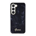 Guess Marble Collection - Case for Samsung Galaxy S23+ (Black)