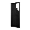 Guess Silicone Script Metal Logo - Case for Samsung Galaxy S23 Ultra (Black)