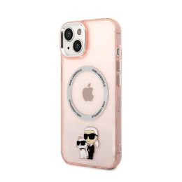 Karl Lagerfeld IML NFT Karl & Choupette MagSafe - Case for iPhone 14 Plus (Pink)