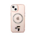 Karl Lagerfeld IML NFT Karl & Choupette MagSafe - Case for iPhone 14 Plus (Pink)