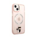 Karl Lagerfeld IML NFT Karl & Choupette MagSafe - Case for iPhone 14 Plus (Pink)