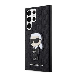 Karl Lagerfeld NFT Saffiano Monogram Ikonik - Case for Samsung Galaxy S23 Ultra (black)