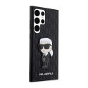 Karl Lagerfeld NFT Saffiano Monogram Ikonik - Case for Samsung Galaxy S23 Ultra (black)