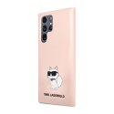 Karl Lagerfeld Silicone NFT Choupette - Case for Samsung Galaxy S23 Ultra (Pink)