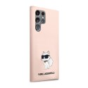 Karl Lagerfeld Silicone NFT Choupette - Case for Samsung Galaxy S23 Ultra (Pink)