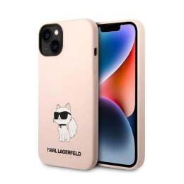 Karl Lagerfeld Silicone NFT Choupette - Case for iPhone 14 Plus (Pink)