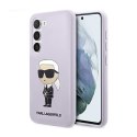 Karl Lagerfeld Silicone NFT Ikonik - Case for Samsung Galaxy S23+ (Purple)