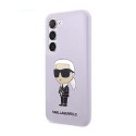 Karl Lagerfeld Silicone NFT Ikonik - Case for Samsung Galaxy S23+ (Purple)