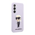 Karl Lagerfeld Silicone NFT Ikonik - Case for Samsung Galaxy S23+ (Purple)