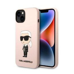 Karl Lagerfeld Silicone NFT Ikonik - Case for iPhone 14 (Pink)