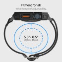 Spigen Lite Fit "Pro" - Case with strap for Apple Watch 4/5/6/7/8/9/SE 44/45 mm (Matte Black)